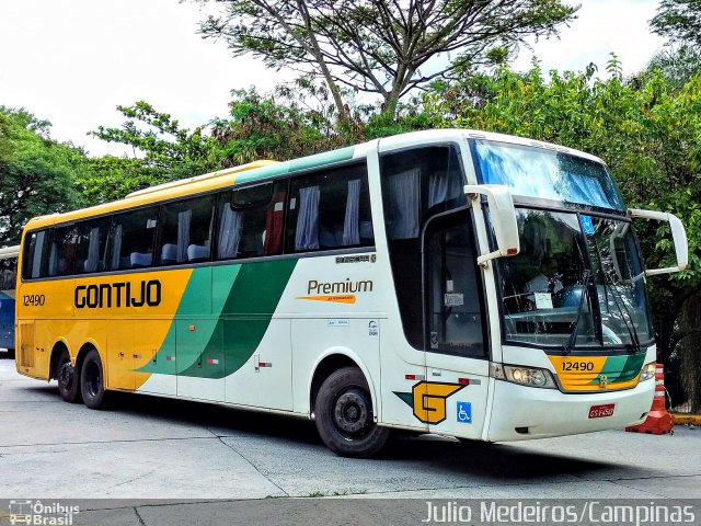 Empresa Gontijo de Transportes 12490 na cidade de São Paulo, São Paulo, Brasil, por Julio Medeiros. Número da foto: #5893371.