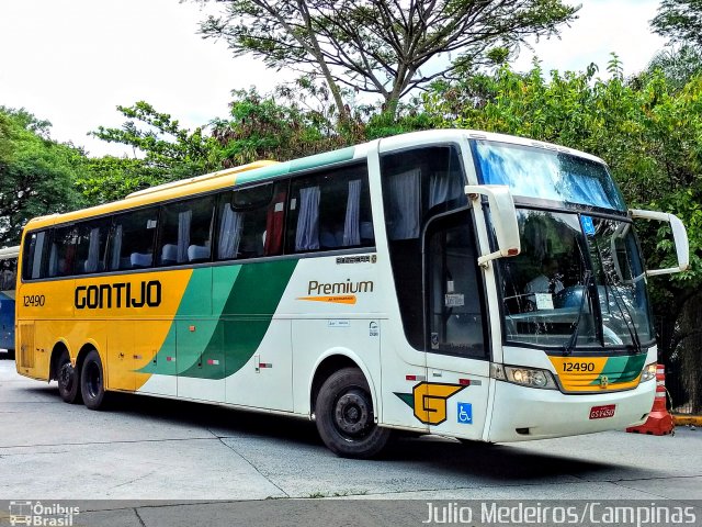 Empresa Gontijo de Transportes 12490 na cidade de São Paulo, São Paulo, Brasil, por Julio Medeiros. ID da foto: 5893371.