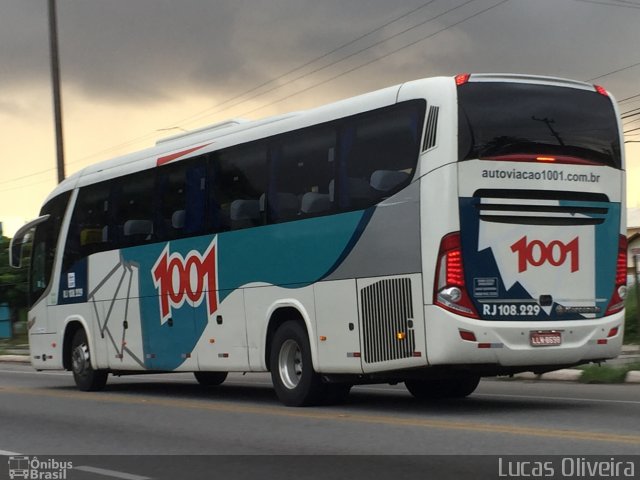 Auto Viação 1001 RJ 108.229 na cidade de Rio das Ostras, Rio de Janeiro, Brasil, por Lucas Oliveira. ID da foto: 5891832.