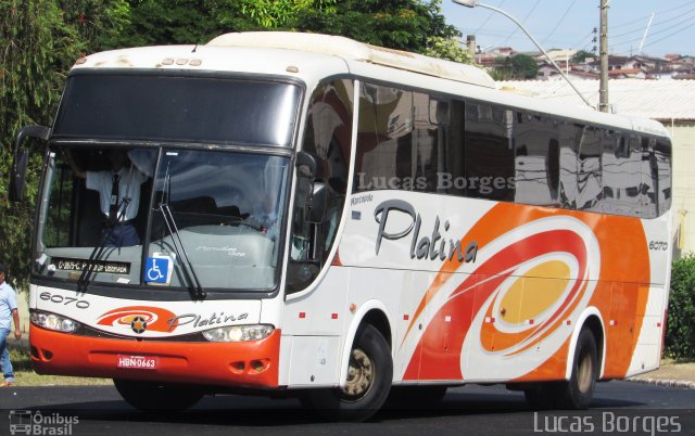 Viação Platina 6070 na cidade de Araxá, Minas Gerais, Brasil, por Lucas Borges . ID da foto: 5892519.