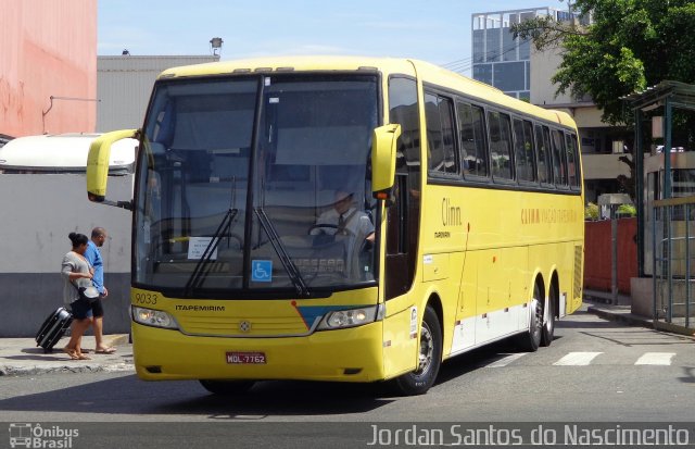 Viação Itapemirim 9033 na cidade de Rio de Janeiro, Rio de Janeiro, Brasil, por Jordan Santos do Nascimento. ID da foto: 5893120.