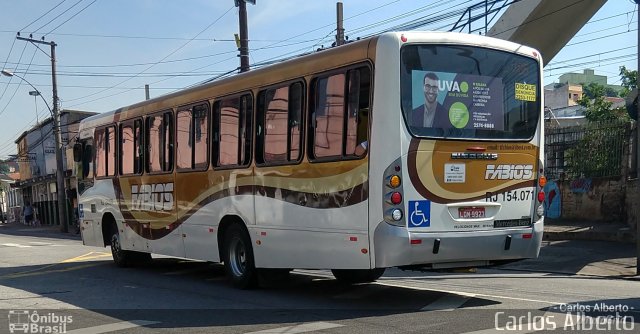 Transportes Fabio's RJ 154.071 na cidade de Rio de Janeiro, Rio de Janeiro, Brasil, por Carlos  Junior. ID da foto: 5892601.