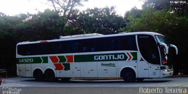 Empresa Gontijo de Transportes 14320 na cidade de São Paulo, São Paulo, Brasil, por Roberto Teixeira. ID da foto: 5893561.