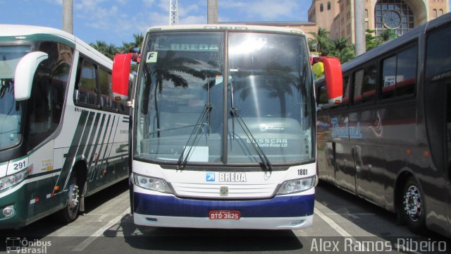 Breda Transportes e Serviços 1801 na cidade de Aparecida, São Paulo, Brasil, por Alex Ramos Ribeiro. ID da foto: 5893763.