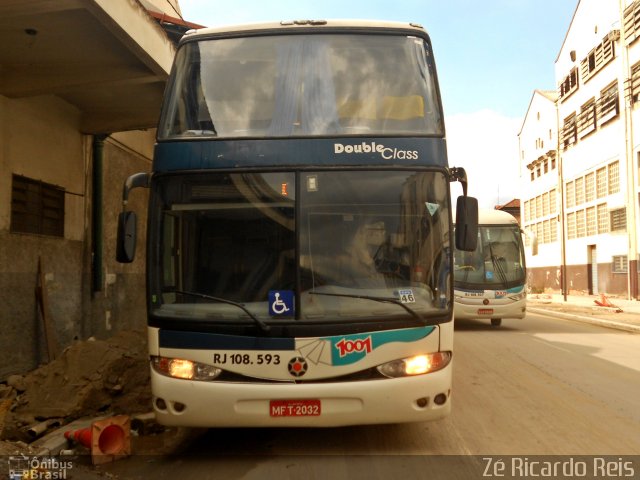 Auto Viação 1001 RJ 108.593 na cidade de Rio de Janeiro, Rio de Janeiro, Brasil, por Zé Ricardo Reis. Número da foto: #5893780.