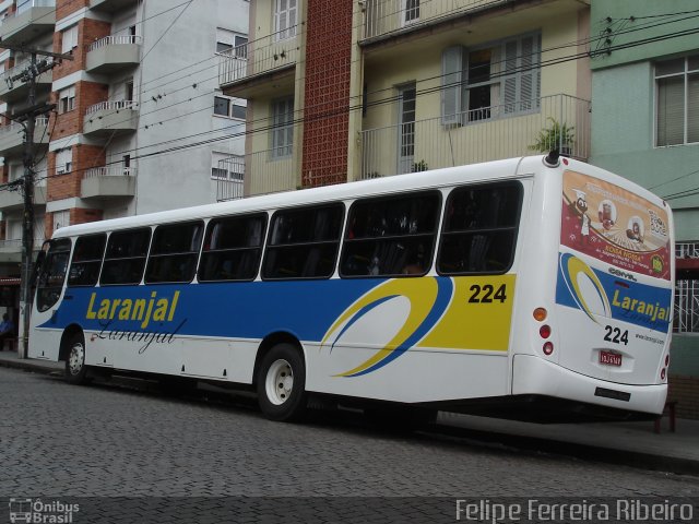 Laranjal Transportes 224 na cidade de Pelotas, Rio Grande do Sul, Brasil, por Felipe Ferreira Ribeiro. ID da foto: 5892655.