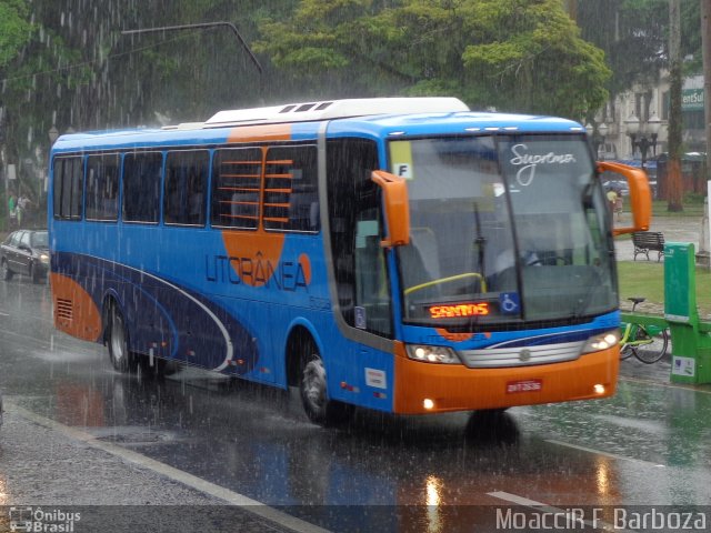 Litorânea Transportes Coletivos 5086 na cidade de Santos, São Paulo, Brasil, por Moaccir  Francisco Barboza. ID da foto: 5894920.