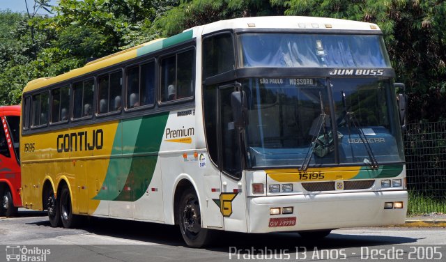 Empresa Gontijo de Transportes 15195 na cidade de São Paulo, São Paulo, Brasil, por Cristiano Soares da Silva. ID da foto: 5894973.