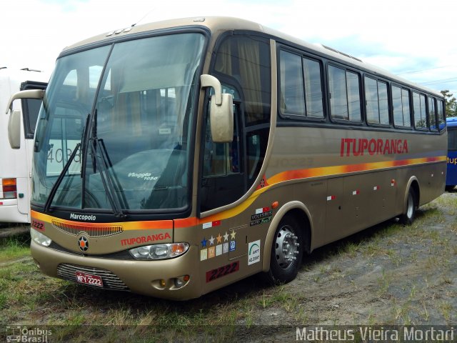 Viação Ituporanga 2222 na cidade de Ituporanga, Santa Catarina, Brasil, por Matheus Vieira Mortari. Número da foto: #5894684.