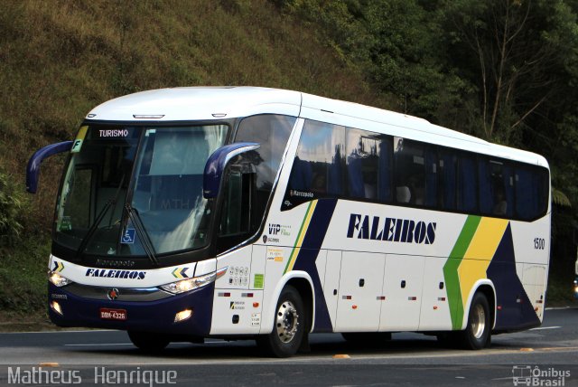 Faleiros Turismo 1500 na cidade de Miracatu, São Paulo, Brasil, por Matheus Henrique. Número da foto: #5894882.