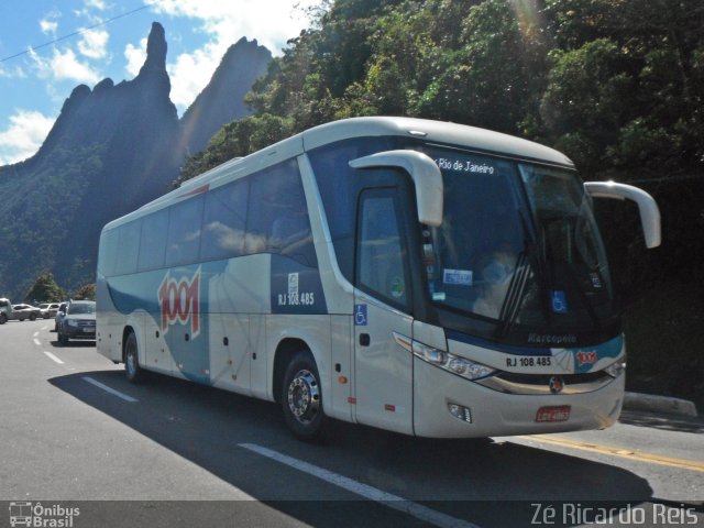 Auto Viação 1001 RJ 108.485 na cidade de Guapimirim, Rio de Janeiro, Brasil, por Zé Ricardo Reis. ID da foto: 5895124.