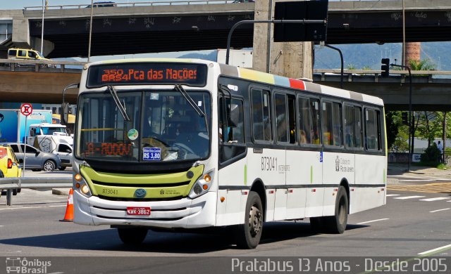 Viação Rubanil B73041 na cidade de Rio de Janeiro, Rio de Janeiro, Brasil, por Cristiano Soares da Silva. ID da foto: 5896696.