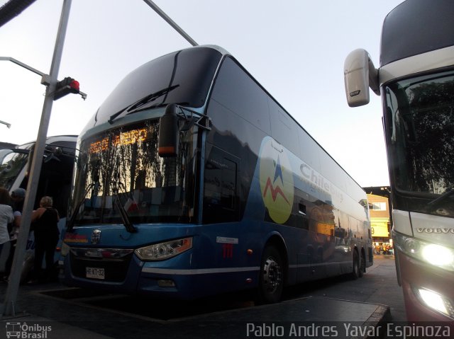 Chilebus Internacional 111 na cidade de Estación Central, Santiago, Metropolitana de Santiago, Chile, por Pablo Andres Yavar Espinoza. Número da foto: #5897236.