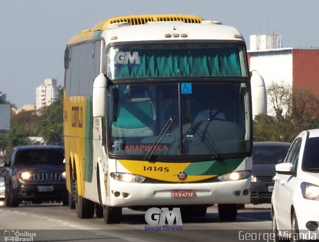 Empresa Gontijo de Transportes 14145 na cidade de São José dos Campos, São Paulo, Brasil, por George Miranda. ID da foto: 5896529.