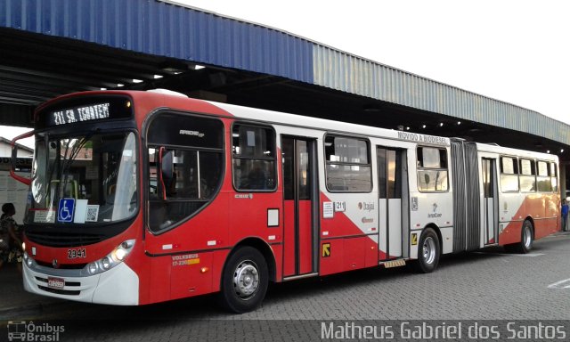 Itajaí Transportes Coletivos 2941 na cidade de Campinas, São Paulo, Brasil, por Matheus Gabriel dos Santos. ID da foto: 5896283.