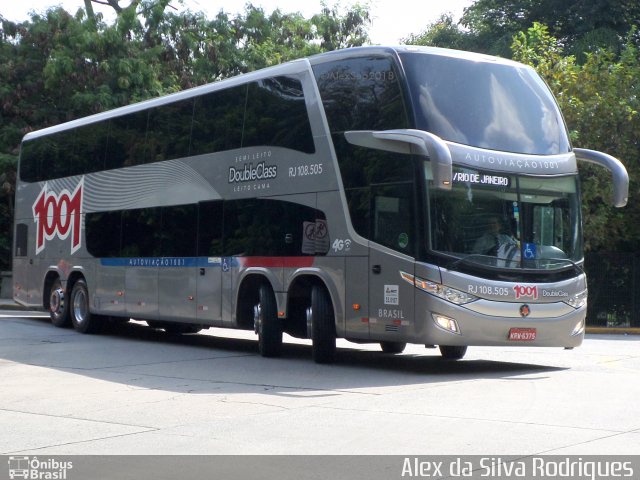 Auto Viação 1001 RJ 108.505 na cidade de São Paulo, São Paulo, Brasil, por Alex da Silva Rodrigues. Número da foto: #5896004.