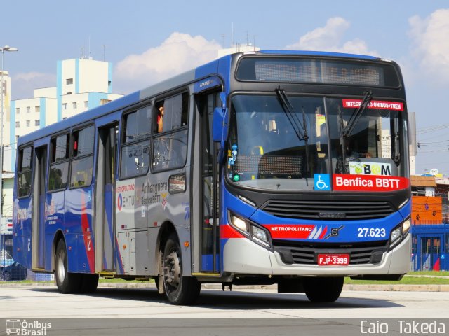 BBTT - Benfica Barueri Transporte e Turismo 27.623 na cidade de Osasco, São Paulo, Brasil, por Caio  Takeda. Número da foto: #5897172.