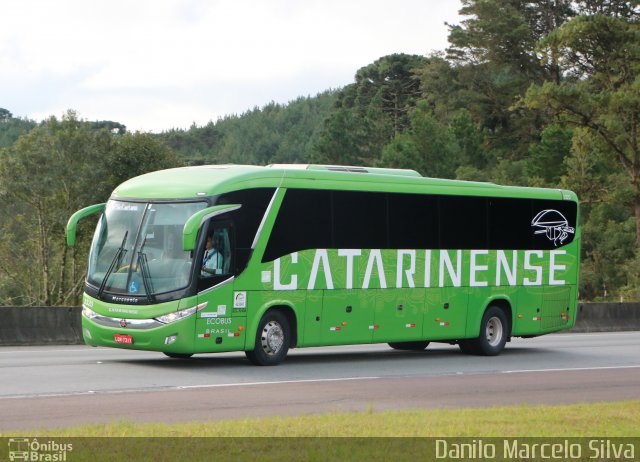 Auto Viação Catarinense 3320 na cidade de Quatro Barras, Paraná, Brasil, por Danilo Marcelo Silva. ID da foto: 5896561.