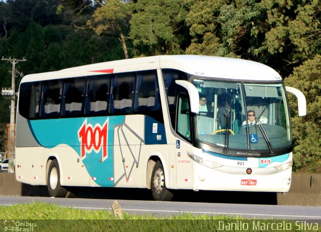 Auto Viação 1001 RJ 108.901 na cidade de Quatro Barras, Paraná, Brasil, por Danilo Marcelo Silva. ID da foto: 5896685.