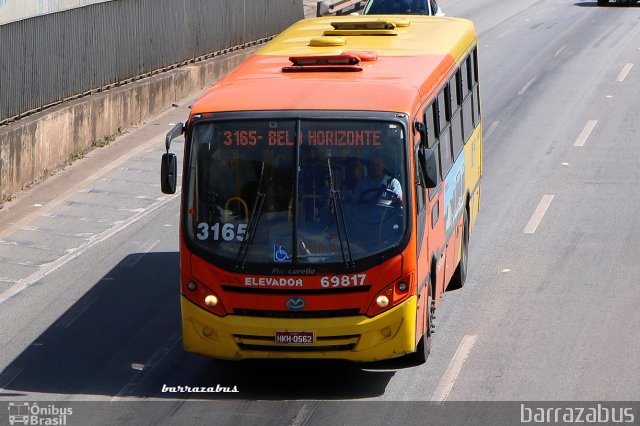 Viação Santa Edwiges 69817 na cidade de Contagem, Minas Gerais, Brasil, por Rodrigo Barraza. ID da foto: 5896095.