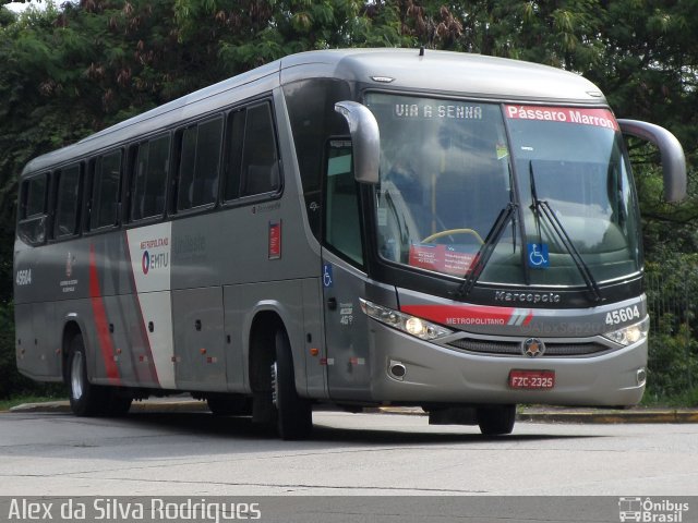 Empresa de Ônibus Pássaro Marron 45604 na cidade de São Paulo, São Paulo, Brasil, por Alex da Silva Rodrigues. Número da foto: #5895996.