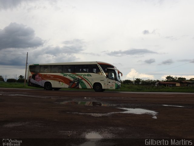 Empresa de Transportes Andorinha 6057 na cidade de Juscimeira, Mato Grosso, Brasil, por Gilberto Martins. ID da foto: 5899285.