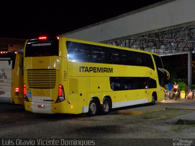 Viação Itapemirim 17507 na cidade de Campos dos Goytacazes, Rio de Janeiro, Brasil, por Luis Otávio Vicente Domingues. ID da foto: 5898512.