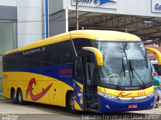 Coletivo Transportes 1513 na cidade de Caruaru, Pernambuco, Brasil, por Luciano Ferreira de Lima Júnior. Número da foto: #5897728.