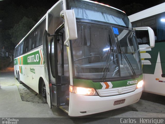 Empresa Gontijo de Transportes 21060 na cidade de Governador Valadares, Minas Gerais, Brasil, por Carlos  Henrique. ID da foto: 5901144.