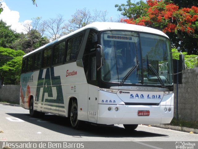 Empresa de Transportes São Luiz 6260 na cidade de Salvador, Bahia, Brasil, por Alessandro de Bem Barros. ID da foto: 5901318.