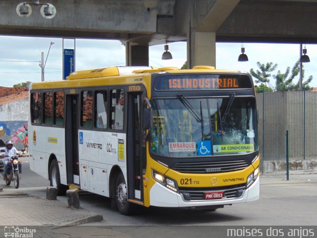 Via Metro - Auto Viação Metropolitana 0211712 na cidade de Fortaleza, Ceará, Brasil, por Francisco Moisés  Silva dos Anjos. ID da foto: 5900238.