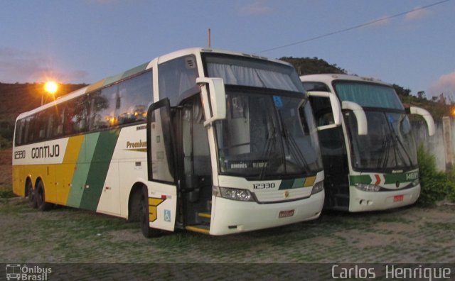 Empresa Gontijo de Transportes 12330 na cidade de Itaobim, Minas Gerais, Brasil, por Carlos  Henrique. Número da foto: #5901167.