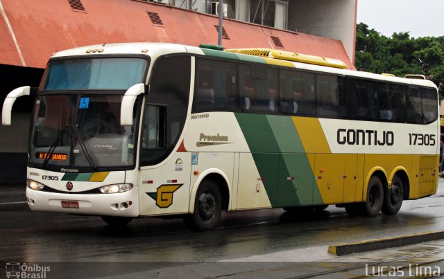 Empresa Gontijo de Transportes 17305 na cidade de Rio de Janeiro, Rio de Janeiro, Brasil, por Lucas Lima. Número da foto: #5901014.