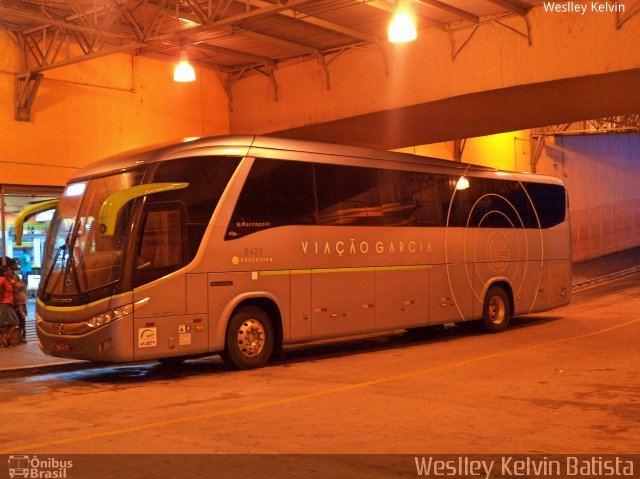 Viação Garcia 8423 na cidade de Sorocaba, São Paulo, Brasil, por Weslley Kelvin Batista. ID da foto: 5899965.