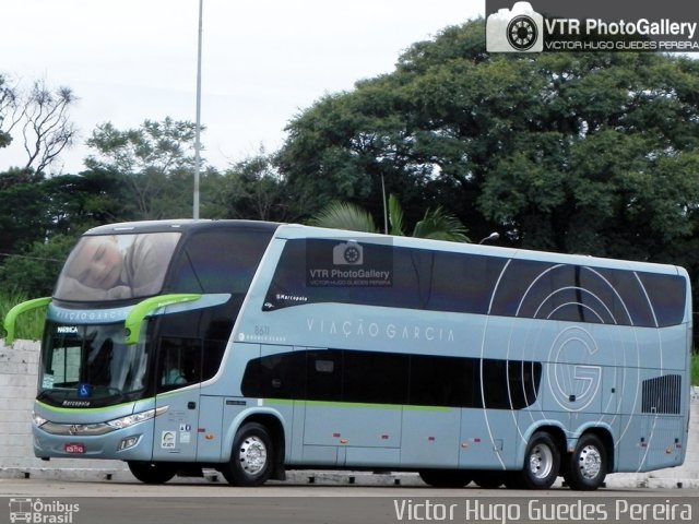 Viação Garcia 8611 na cidade de Maringá, Paraná, Brasil, por Victor Hugo Guedes Pereira. ID da foto: 5903604.