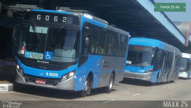 Transwolff Transportes e Turismo 6 6035 na cidade de São Paulo, São Paulo, Brasil, por Matheus Ariel. Número da foto: #5904068.