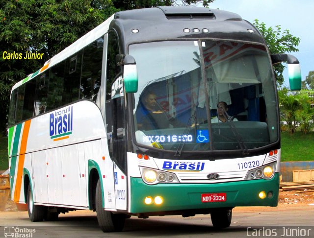 Trans Brasil > TCB - Transporte Coletivo Brasil 110220 na cidade de Goiânia, Goiás, Brasil, por Carlos Júnior. Número da foto: #5904056.