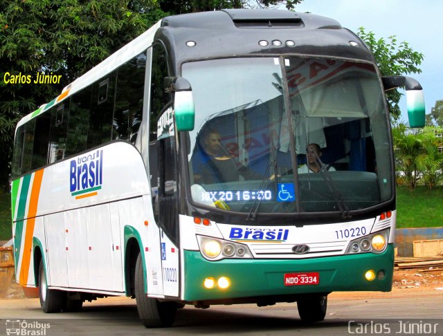 Trans Brasil > TCB - Transporte Coletivo Brasil 110220 na cidade de Goiânia, Goiás, Brasil, por Carlos Júnior. ID da foto: 5904056.