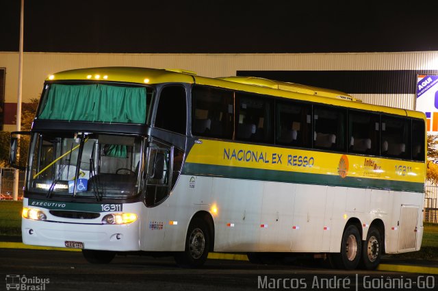 Nacional Expresso 16311 na cidade de Goiânia, Goiás, Brasil, por Marcos André. ID da foto: 5904279.