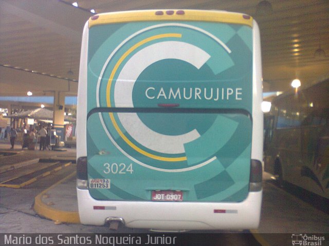 Auto Viação Camurujipe 3024 na cidade de Salvador, Bahia, Brasil, por Mario dos Santos Nogueira Junior. ID da foto: 5901928.