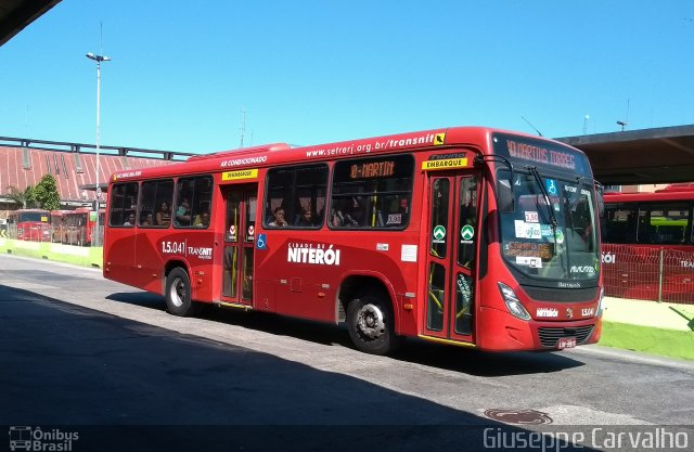 Viação Araçatuba 1.5.041 na cidade de Niterói, Rio de Janeiro, Brasil, por Giuseppe Carvalho. Número da foto: #5902442.