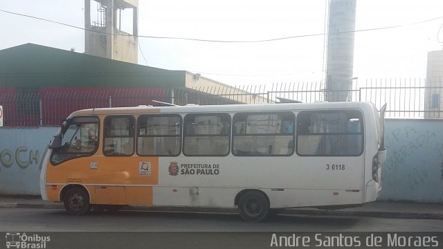 Transunião Transportes 3 6118 na cidade de São Paulo, São Paulo, Brasil, por Andre Santos de Moraes. ID da foto: 5902604.