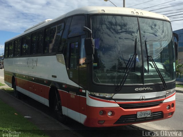Ônibus Particulares 9754 na cidade de Rio das Ostras, Rio de Janeiro, Brasil, por Lucas Oliveira. Número da foto: #5901729.