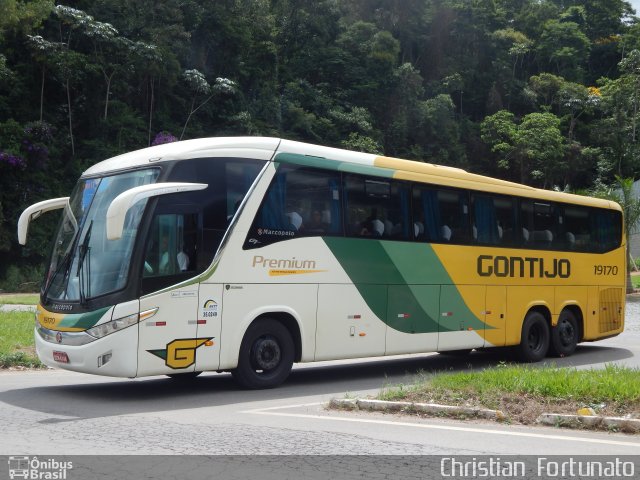 Empresa Gontijo de Transportes 19170 na cidade de Manhuaçu, Minas Gerais, Brasil, por Christian  Fortunato. Número da foto: #5905209.