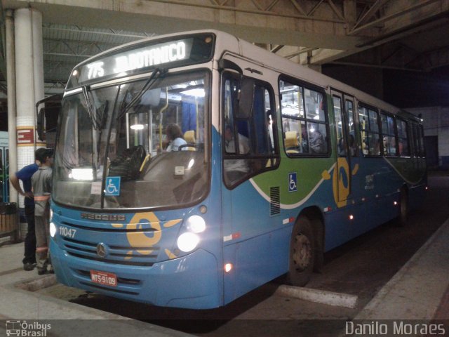 Metropolitana Transportes e Serviços 11047 na cidade de Vila Velha, Espírito Santo, Brasil, por Danilo Moraes. ID da foto: 5905095.