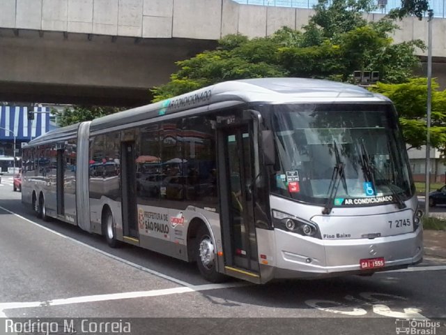 Viação Campo Belo 7 2745 na cidade de São Paulo, São Paulo, Brasil, por Jonathan  Aguiar Correa. Número da foto: #5907931.
