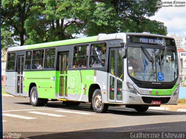 Viação Garcia 8973 na cidade de Arapongas, Paraná, Brasil, por Guilherme Estevan. ID da foto: 5907584.