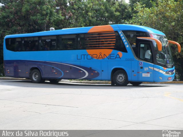 Litorânea Transportes Coletivos 5682 na cidade de São Paulo, São Paulo, Brasil, por Alex da Silva Rodrigues. Número da foto: #5906556.