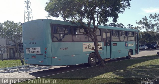 Empresa de Transportes Santa Silvana 41082 na cidade de Pelotas, Rio Grande do Sul, Brasil, por Felipe Ferreira Ribeiro. ID da foto: 5906710.