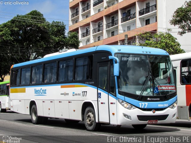 Expresso Vera Cruz 177 na cidade de Recife, Pernambuco, Brasil, por Eric Oliveira. Número da foto: #5906945.